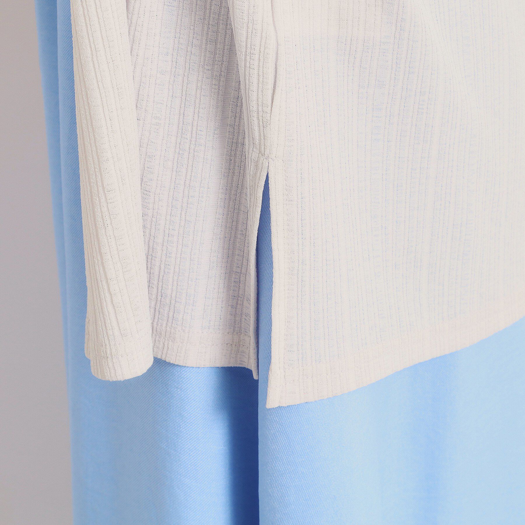 ITS&rsquo;DEMO「【洗濯機OK】シアーテレコ着流しカーディガン」|カーディガン|