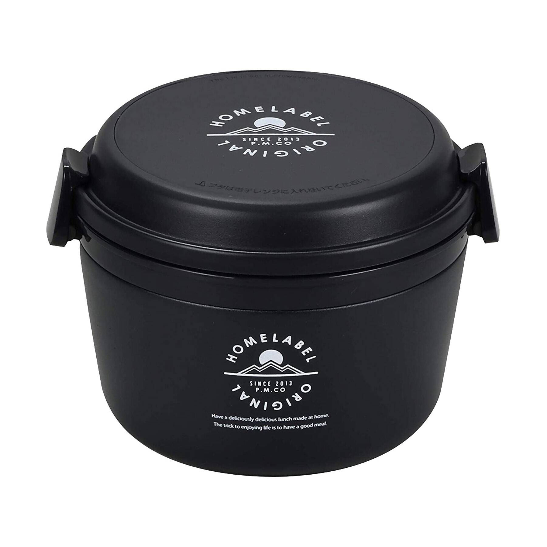 212 KITCHEN STORE「ホームレーベル どんぶりランチジャー 770ml BK」|食器・キッチングッズ|
