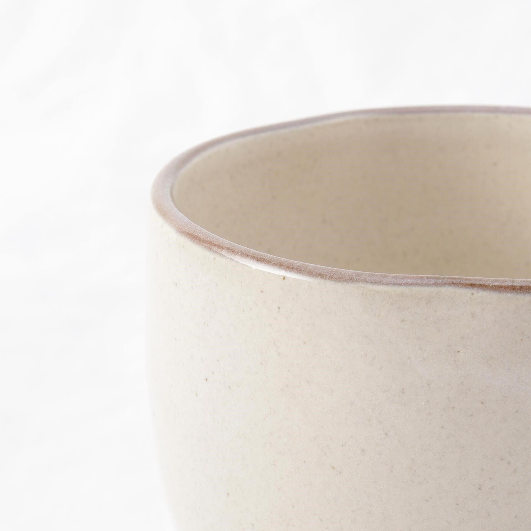 212 KITCHEN STORE「美濃焼 赤土3ぺこカップ WH ＜ハレとケ＞」|グラス・マグカップ|