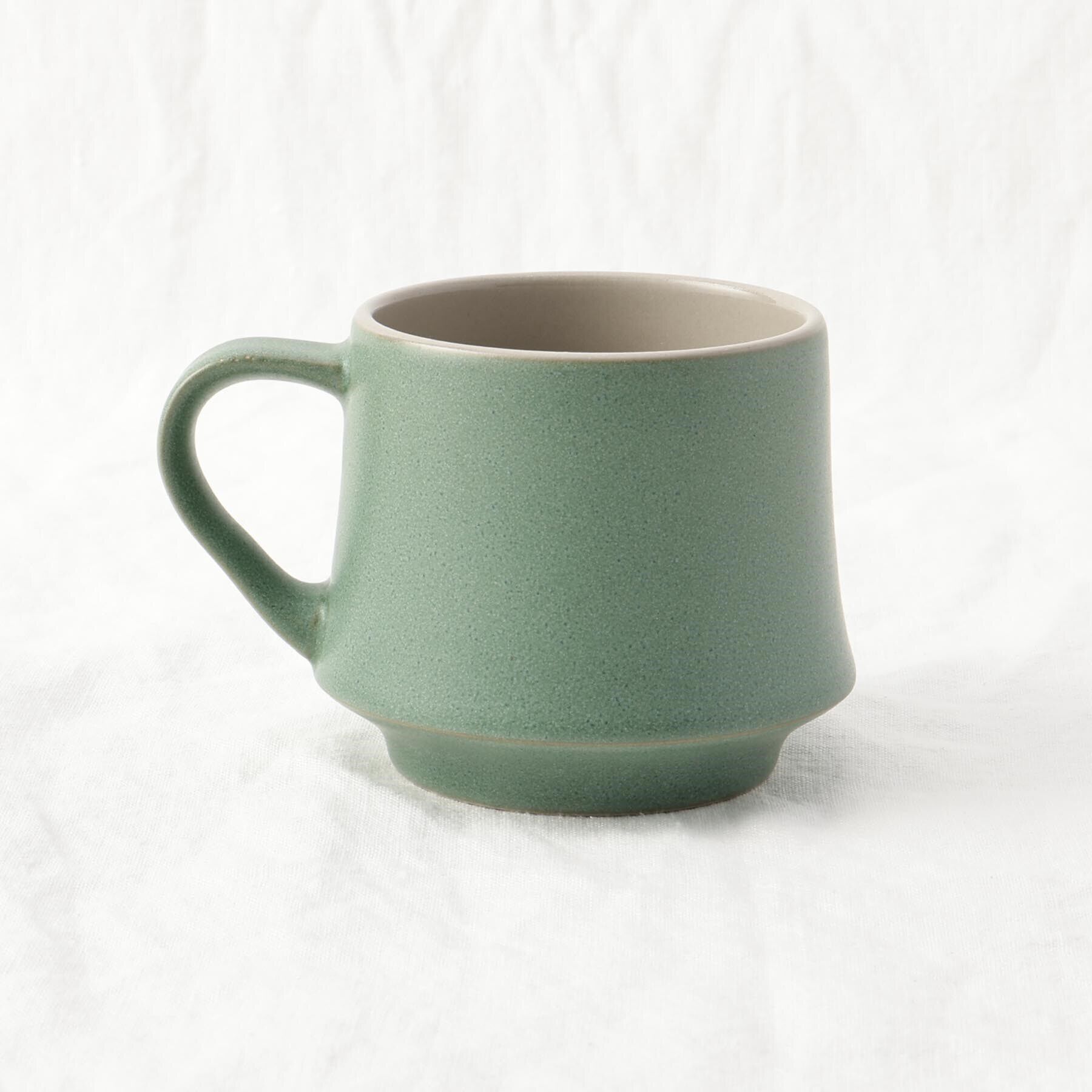 212 KITCHEN STORE「ORIGAMI フレア マグカップビンテージグリーン」|グラス・マグカップ|