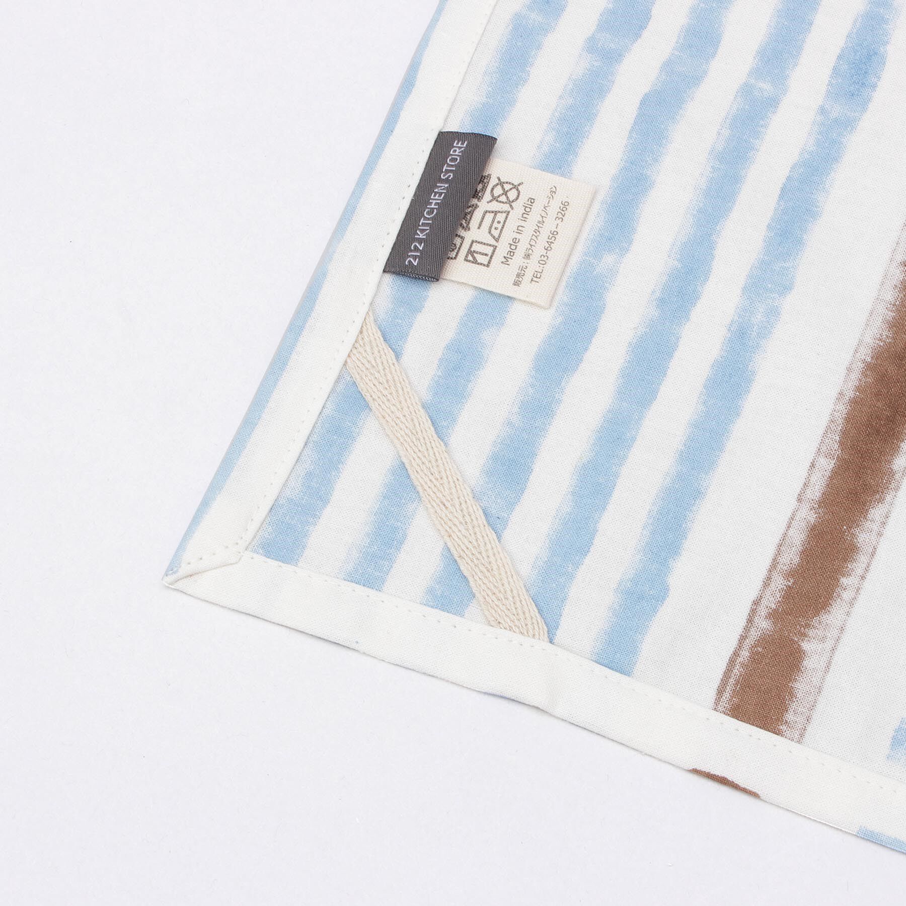 212 KITCHEN STORE「ブロックプリント マルチクロスL BL ＜212Kオリジナル＞」|食器・キッチングッズ|