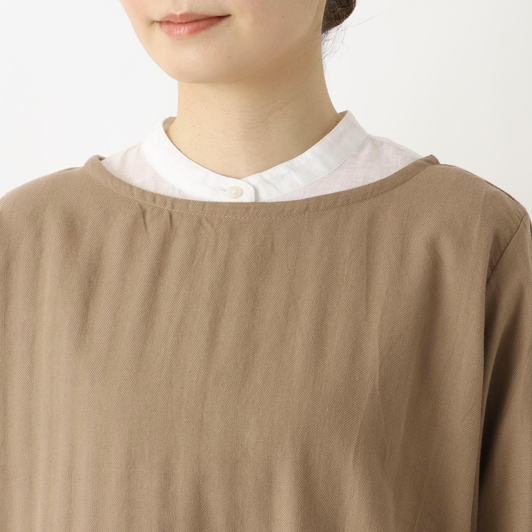 212 KITCHEN STORE「ライトウィンド 花びらリブ袖かっぽうぎ BE」|食器・キッチングッズ|