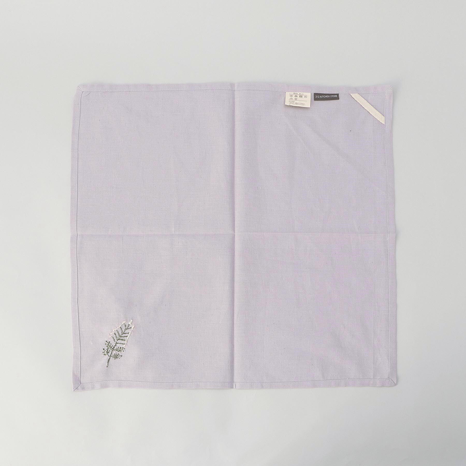 212 KITCHEN STORE「刺繍フラワー ミモザ マルチクロス 50x50cm LPU ＜212Kオリジナル ＞」|食器・キッチングッズ|