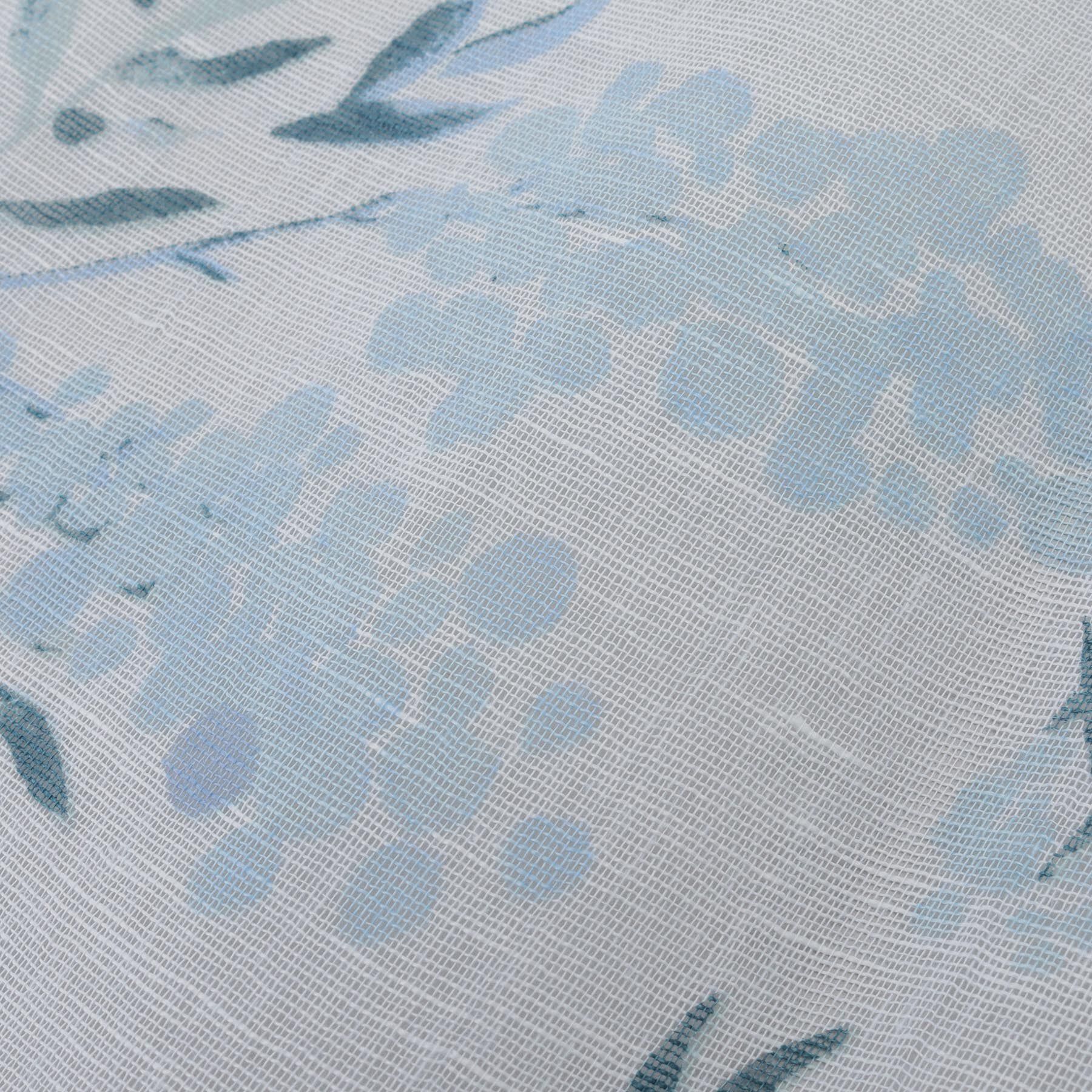 212 KITCHEN STORE「チクチクしない麻ストールミモザのブーケ 50 ブルー」|ストール|