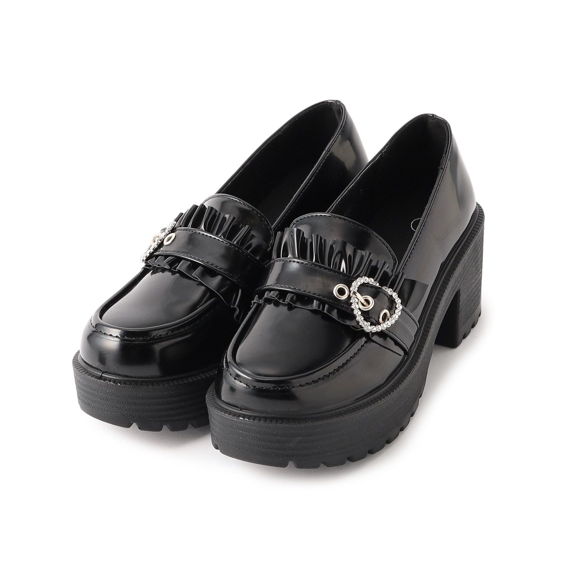 csT&P「厚底 ハート付きローファー」|パンプス|