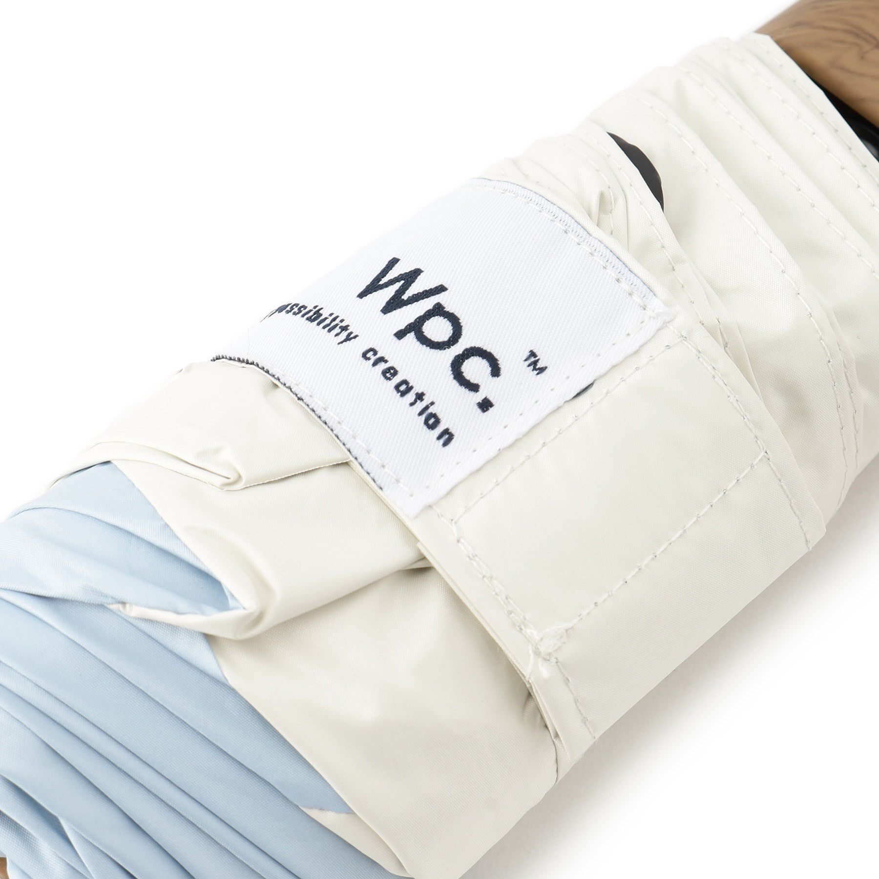 Ober Tashe「【Wpc．】遮光 遮光率・UVカット率100％ レイン 日傘 折りたたみ傘 完全遮光 切り継ぎタイニー ミニ」|傘|