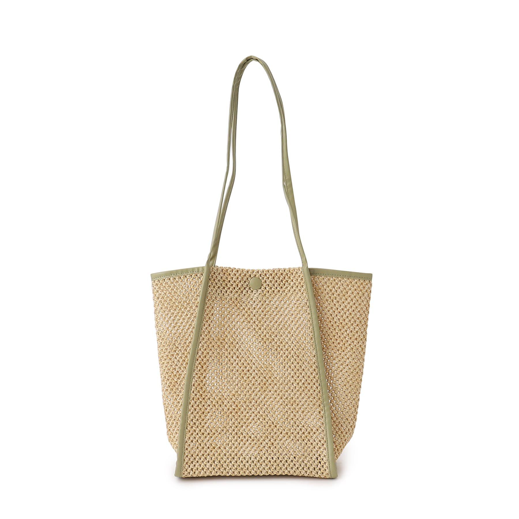 Ober Tashe「雑材トートバッグ」|トートバッグ|ｸﾞﾘｰﾝ(022)