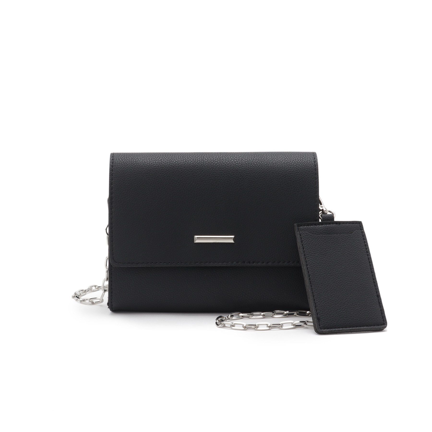 Ober Tashe「カードケース付きチェーンショルダーバッグ」|ショルダー・メッセンジャー|ブラック(019)