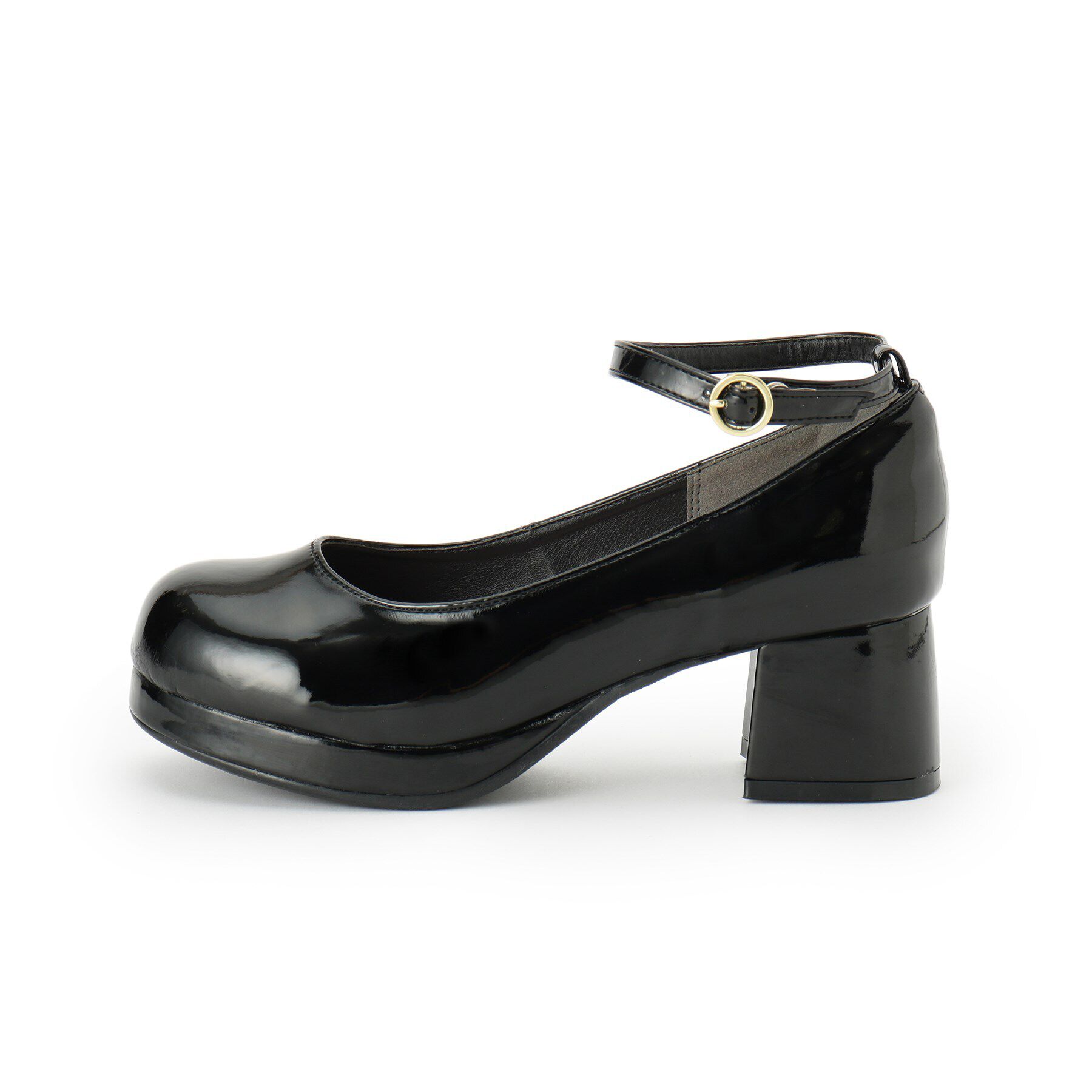 csT&P「厚底ストラップ付プレーンパンプス」|パンプス|