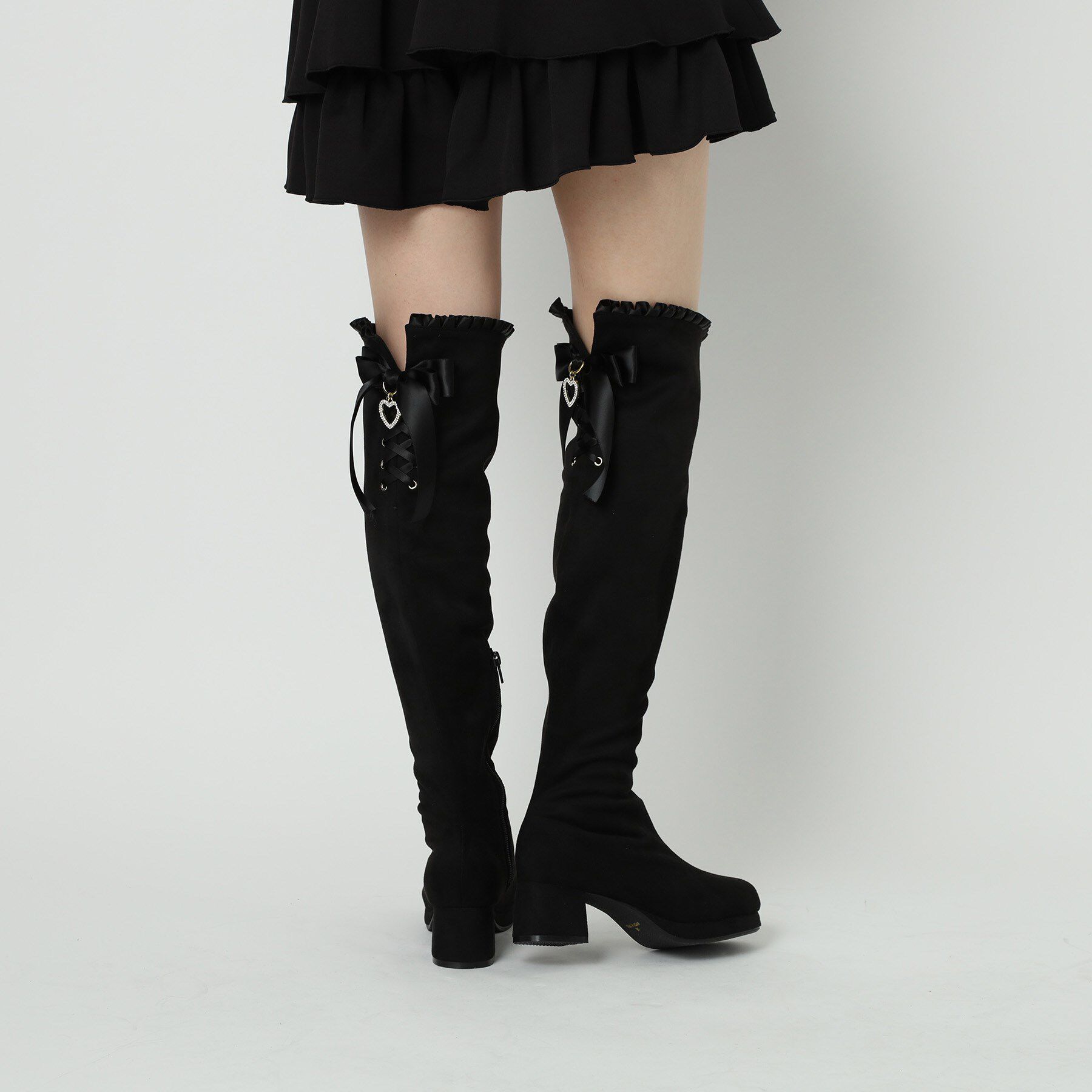 csT&P「夢見るリボン付きロングブーツ厚底」|ショートブーツ|