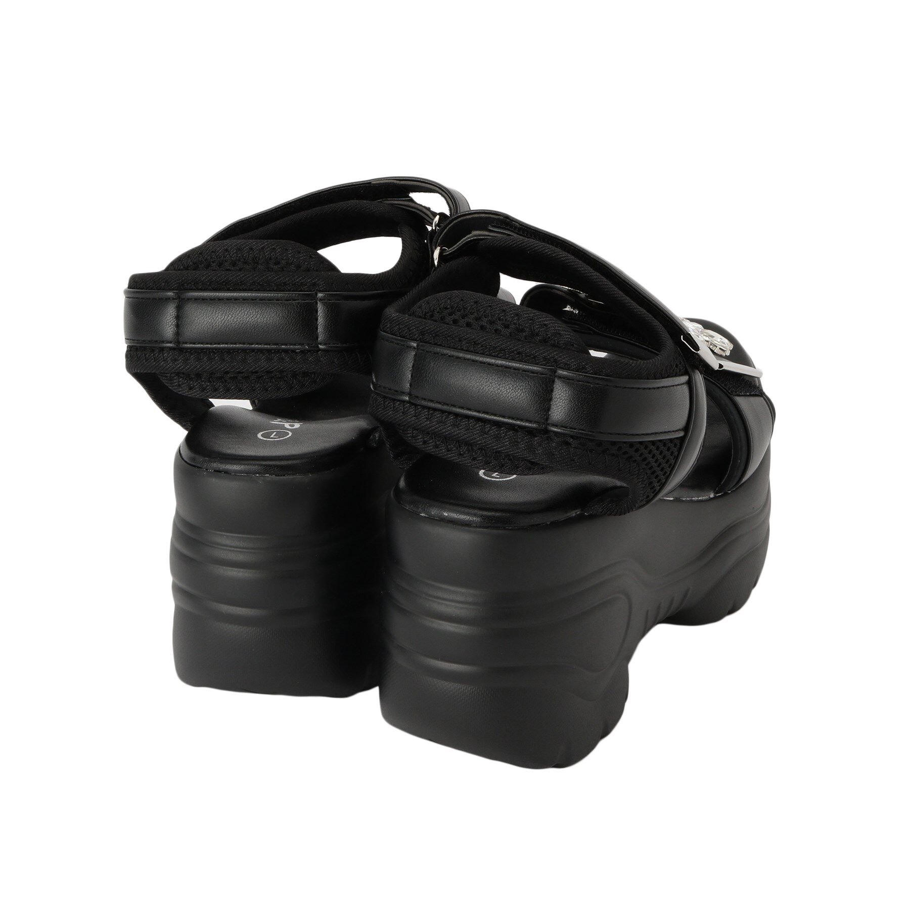 csT&P「厚底ビジューバックルサンダル」|サンダル|