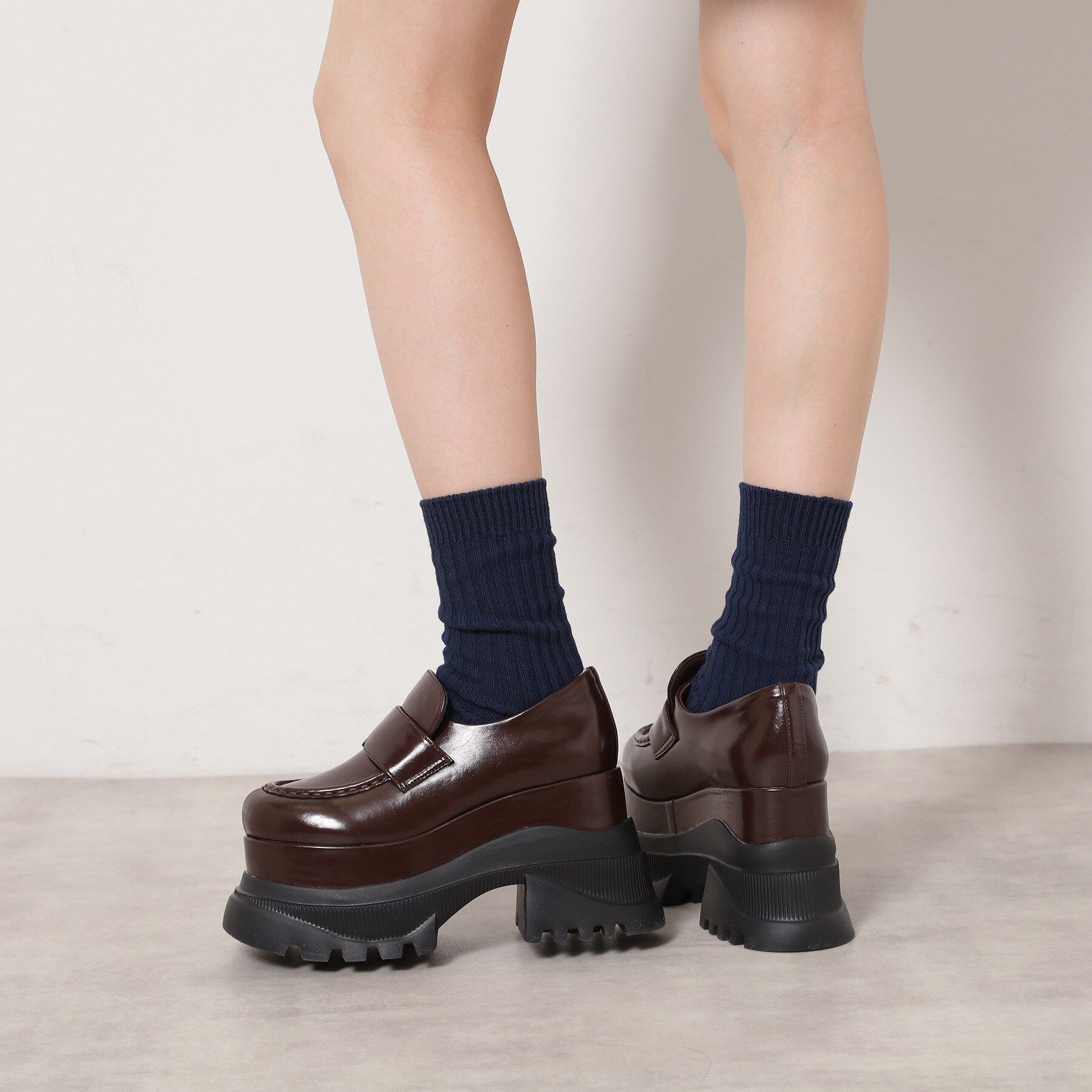 ESPERANZA「プラットフォームローファー」|パンプス|