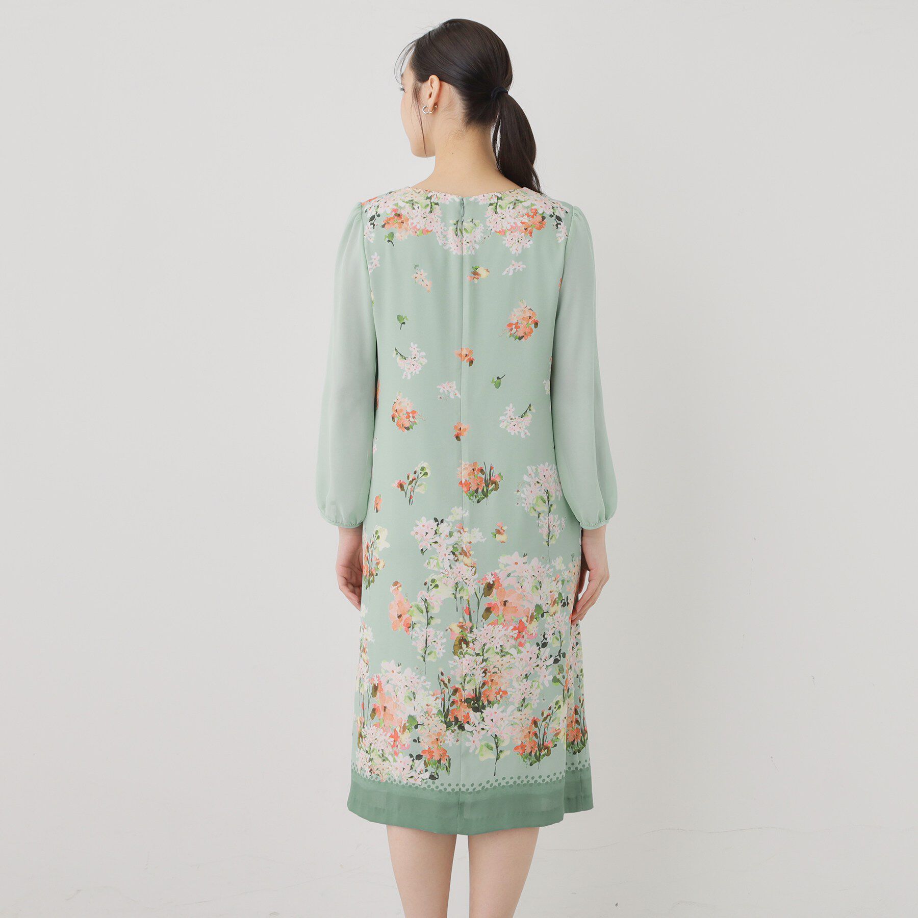 SunaUna「【co creation and yours／SS～L】多色花柄プリントワンピース」|ワンピース|