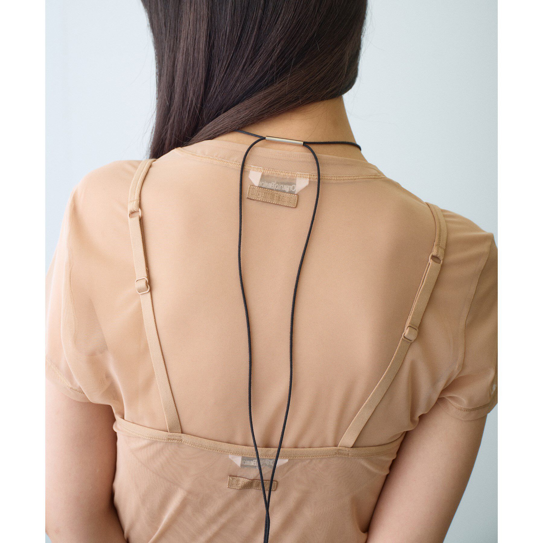 CODE A「Organic Basics｜Mesh cami」|キャミソール|