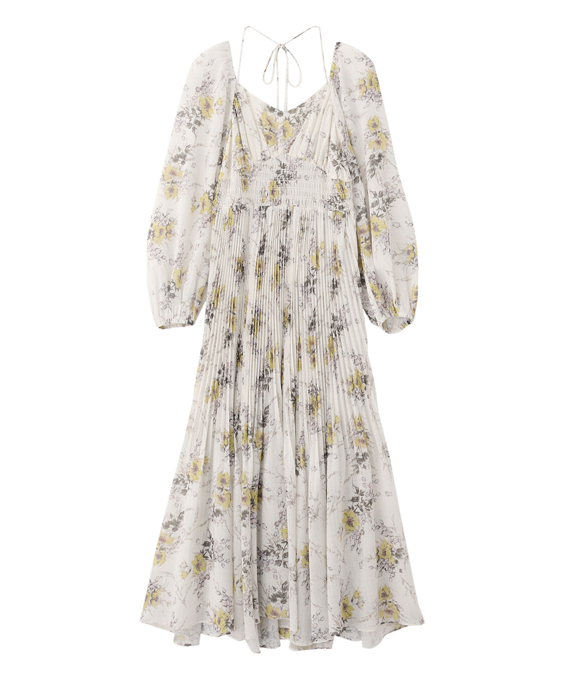 COCO DEAL「シャーリングフラワーワンピース」|ワンピース|