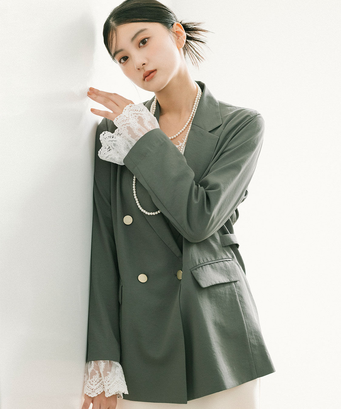 COCO DEAL「レイヤードスリーブジャケット」|テーラードジャケット|