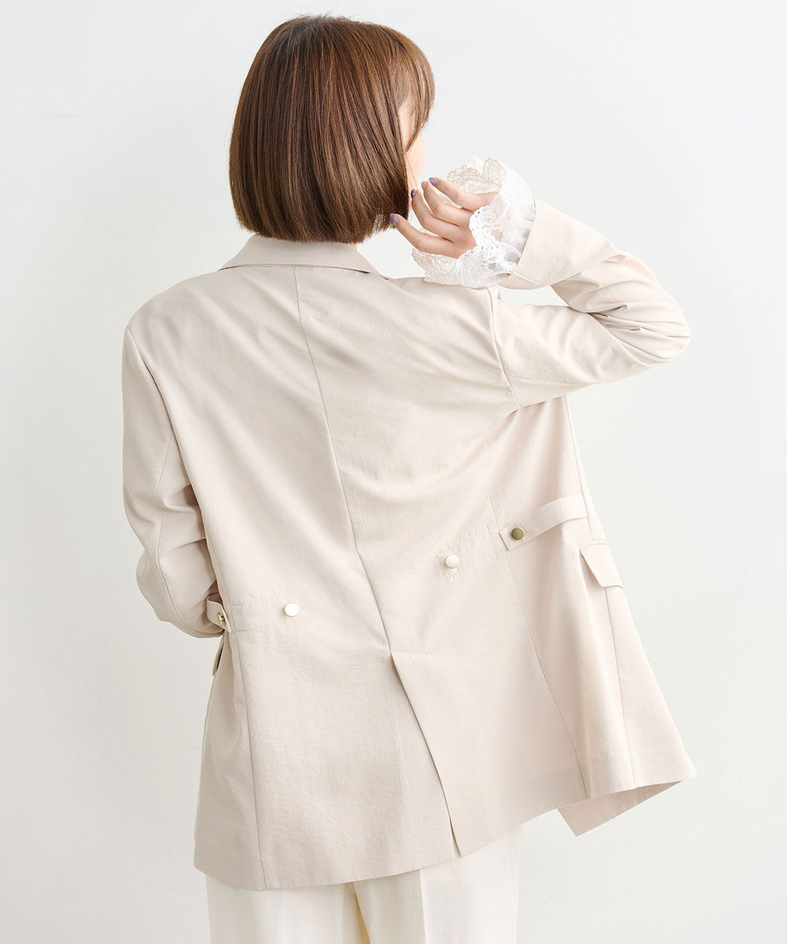 COCO DEAL「レイヤードスリーブジャケット」|テーラードジャケット|