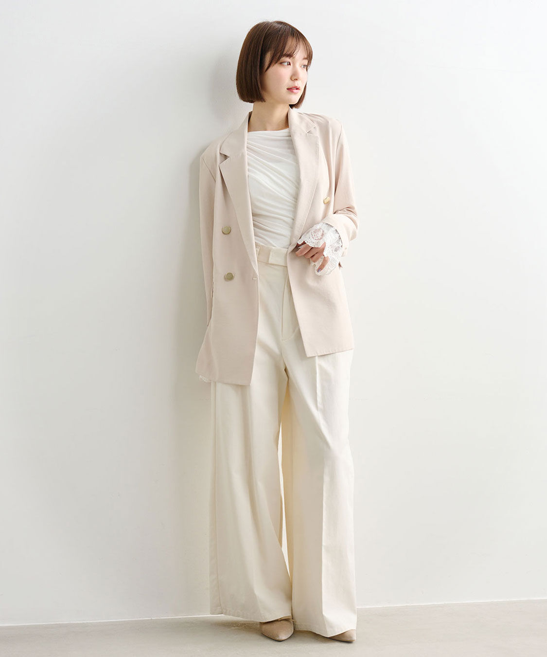 COCO DEAL「レイヤードスリーブジャケット」|テーラードジャケット|