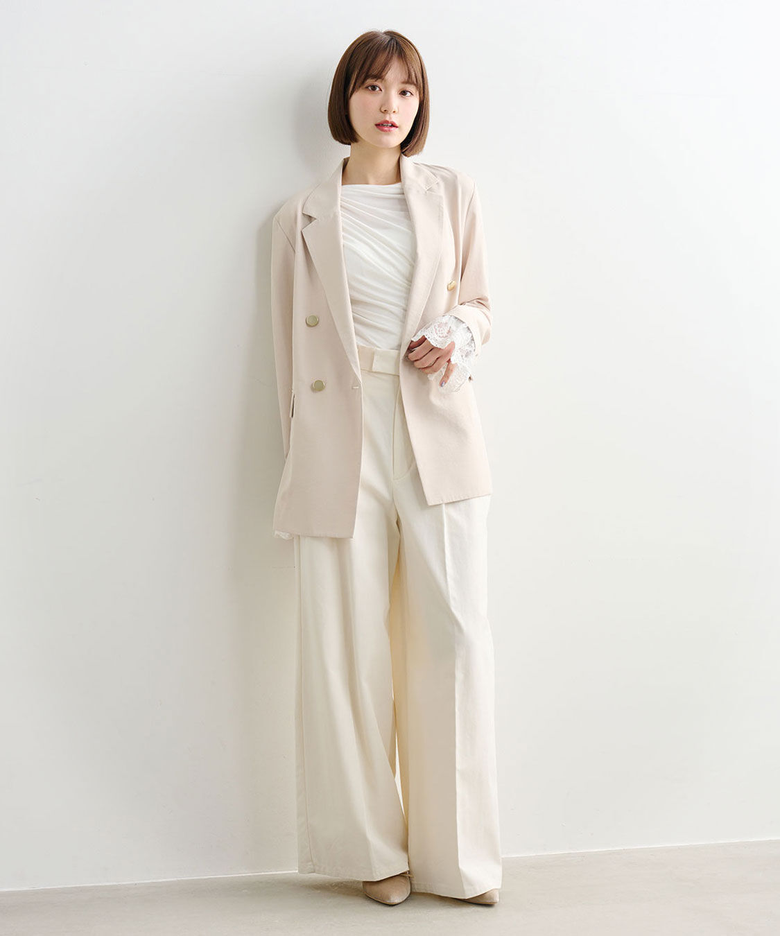 COCO DEAL「レイヤードスリーブジャケット」|テーラードジャケット|