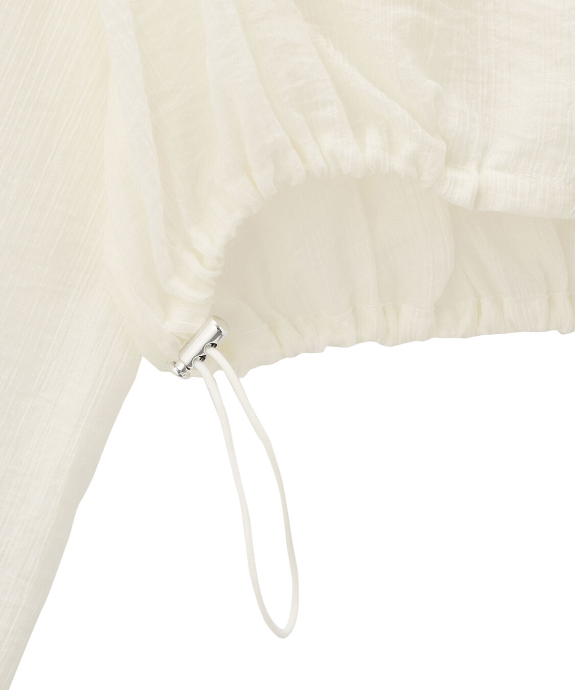 COCO DEAL「シアー楊柳ドロストブラウス」|シャツ・ブラウス|