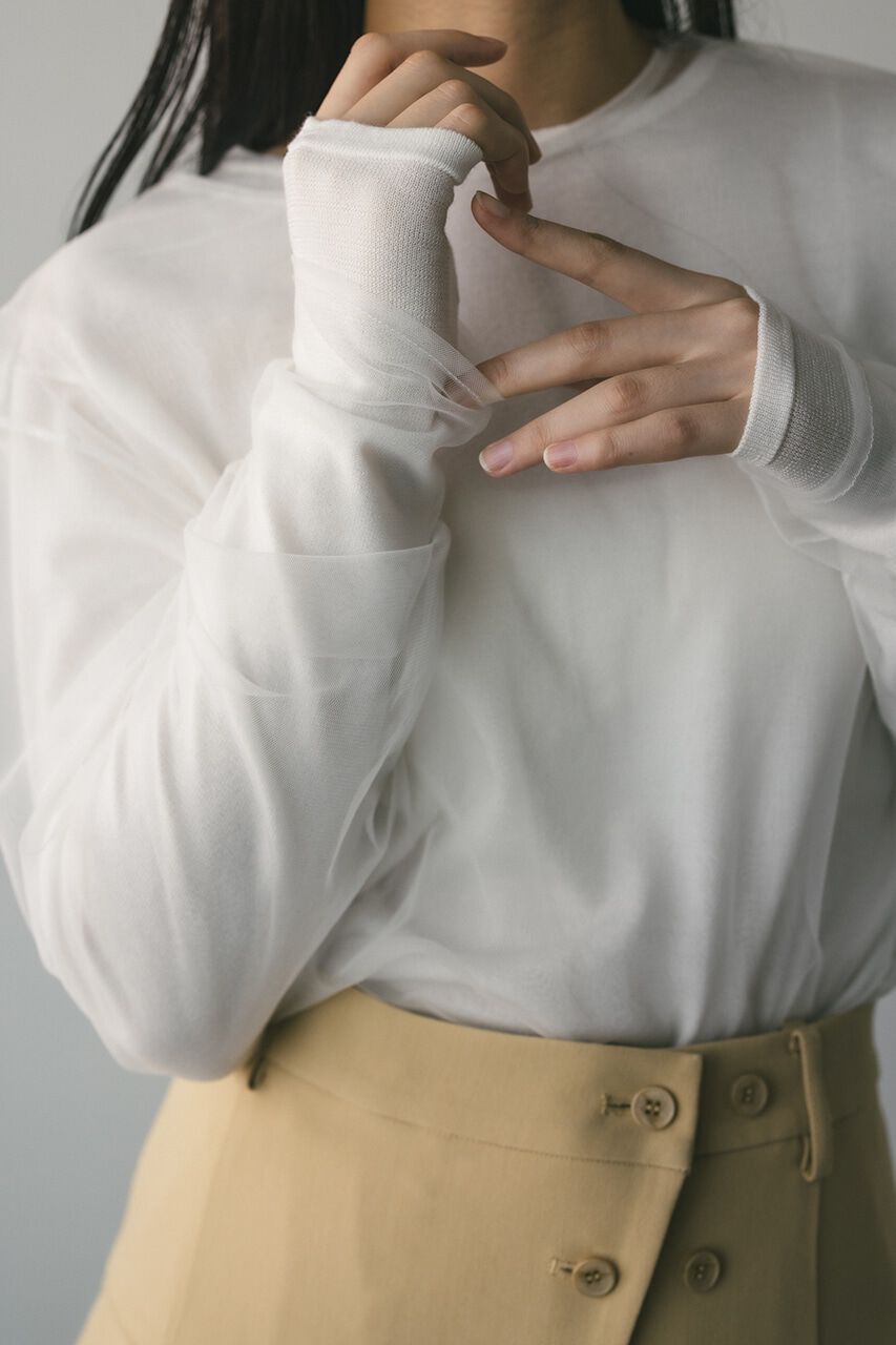 STYLEMIXER「2ピースシアーレイヤードニット」|ニット・セーター|