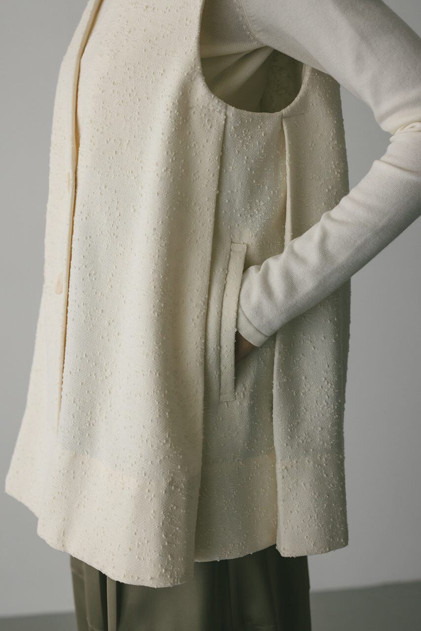 STYLEMIXER「ネップフレアベスト」|ダウンベスト・ベスト|