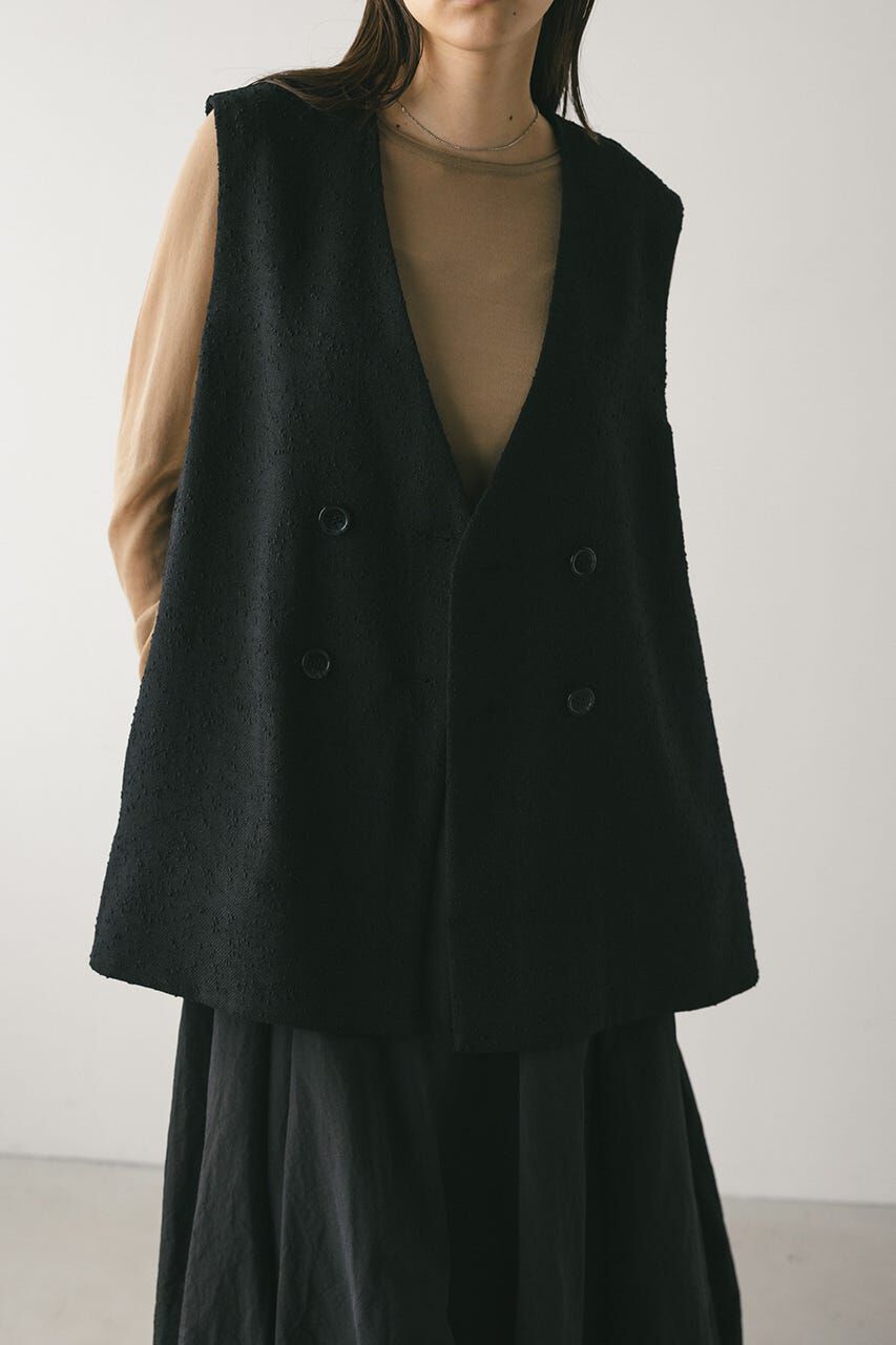 STYLEMIXER「ネップフレアベスト」|ダウンベスト・ベスト|