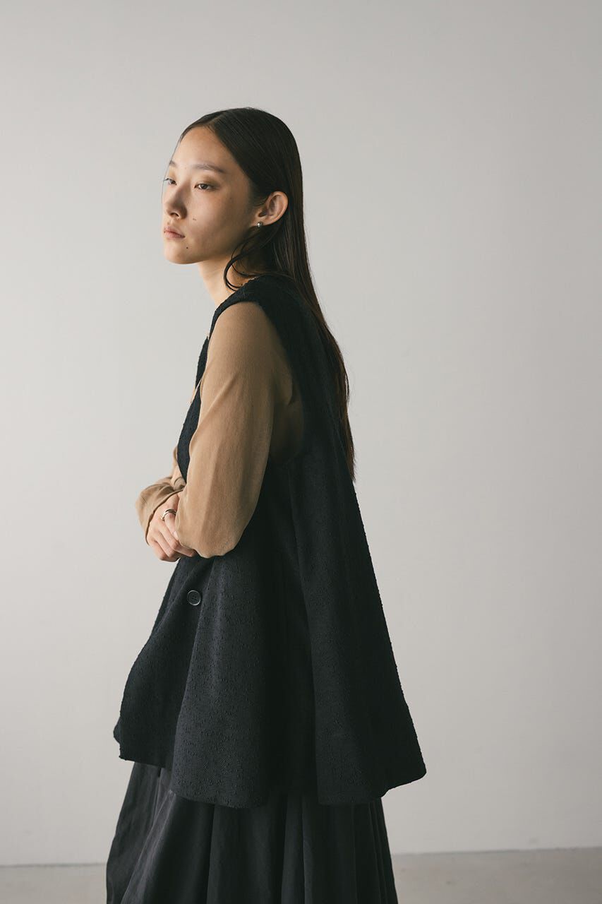 STYLEMIXER「ネップフレアベスト」|ダウンベスト・ベスト|