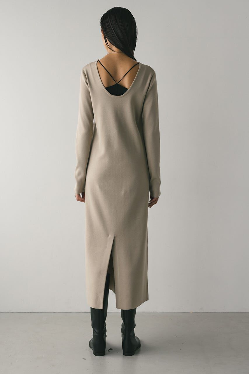 STYLEMIXER「2ピースバルーンペプラムニットワンピース」|ワンピース|