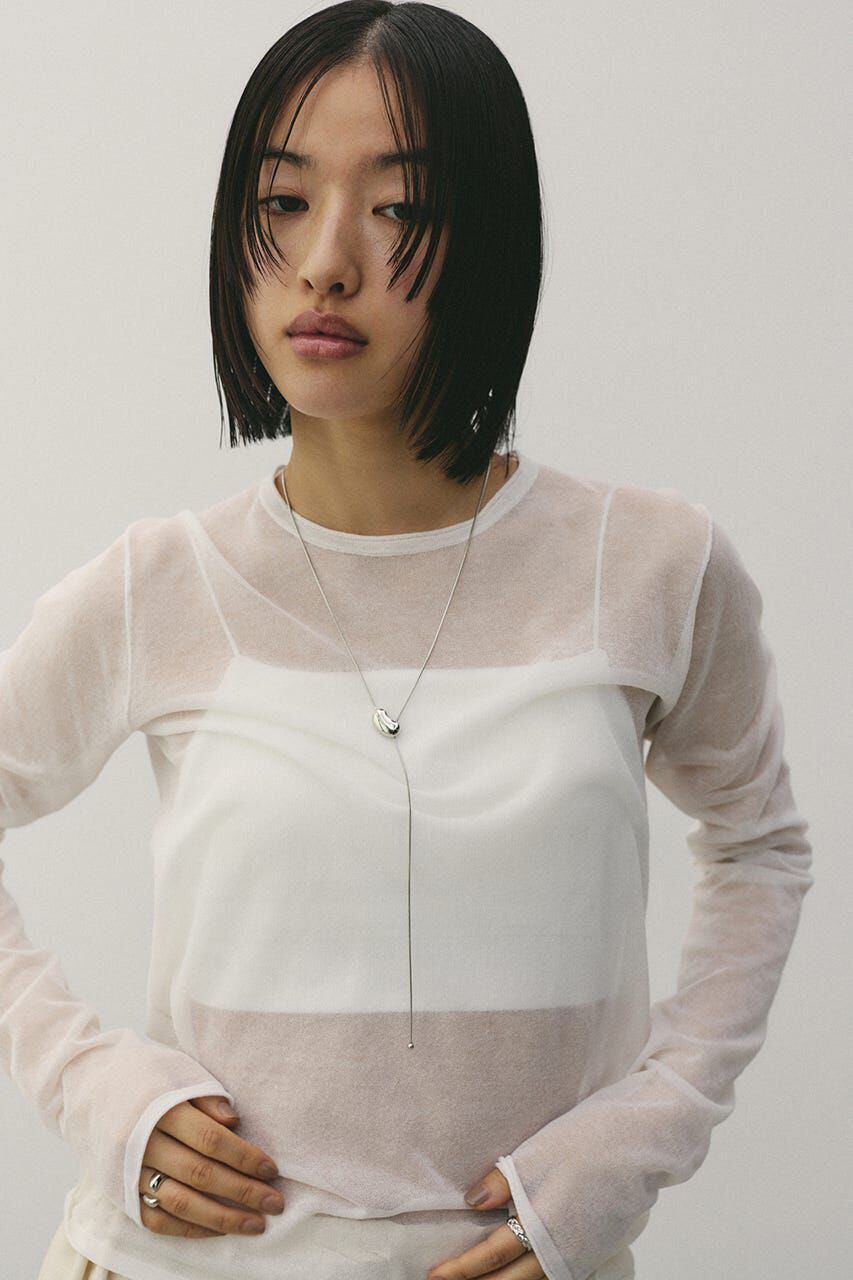 STYLEMIXER「シアースキンニットトップ」|ニット・セーター|