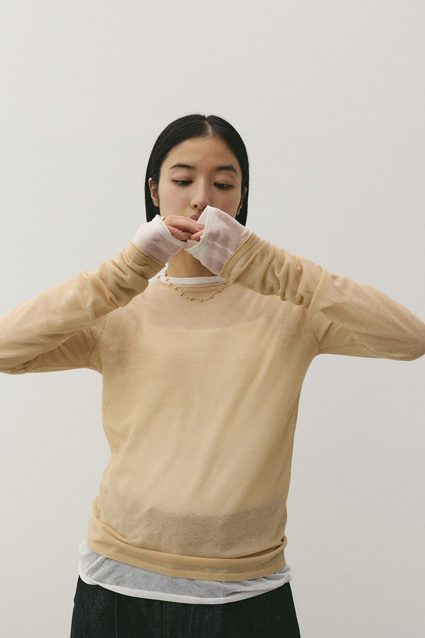 STYLEMIXER「シアースキンニットトップ」|ニット・セーター|