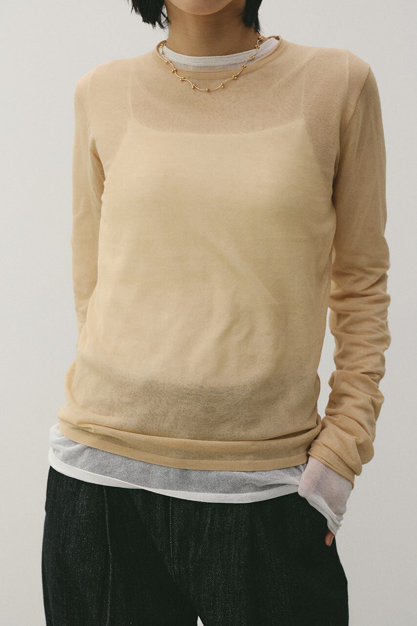 STYLEMIXER「シアースキンニットトップ」|ニット・セーター|