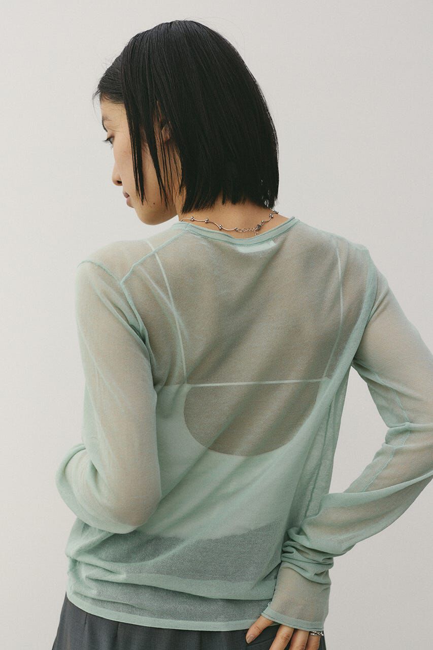 STYLEMIXER「シアースキンニットトップ」|ニット・セーター|