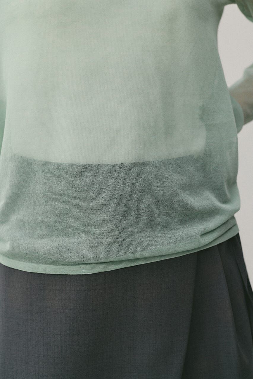 STYLEMIXER「シアースキンニットトップ」|ニット・セーター|