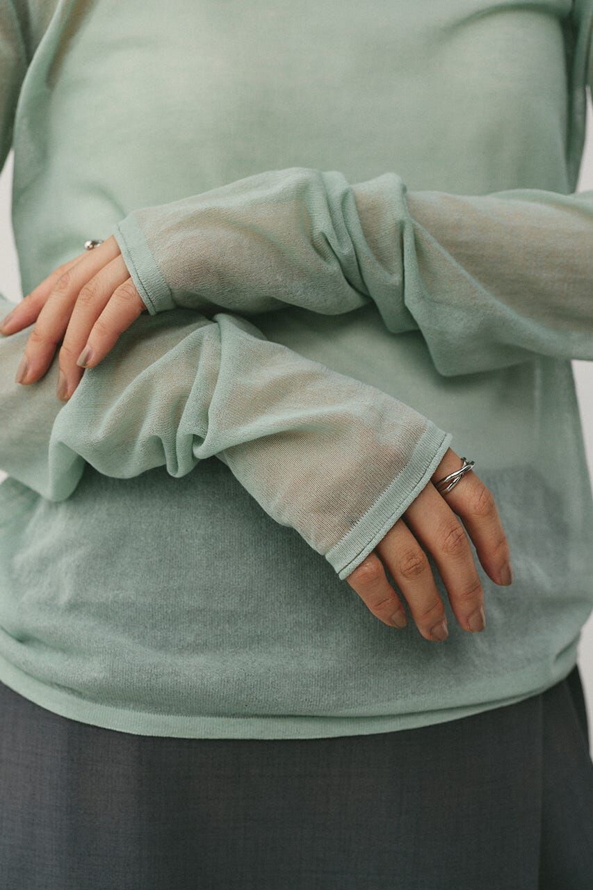 STYLEMIXER「シアースキンニットトップ」|ニット・セーター|