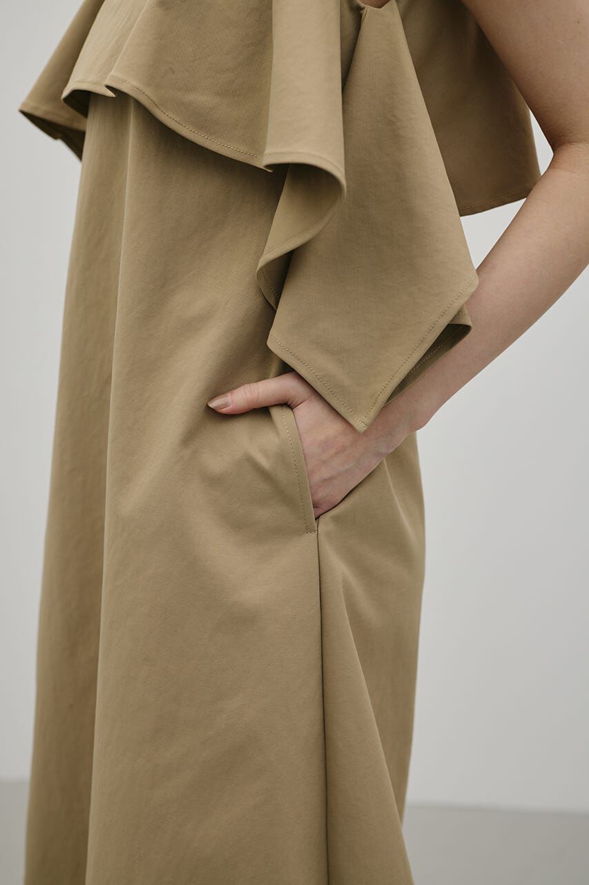 STYLEMIXER「フリルコクーンワンピース」|ワンピース|