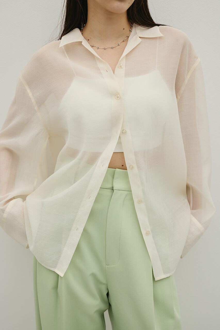 STYLEMIXER「シアーオーバーシャツ」|シャツ・ブラウス|