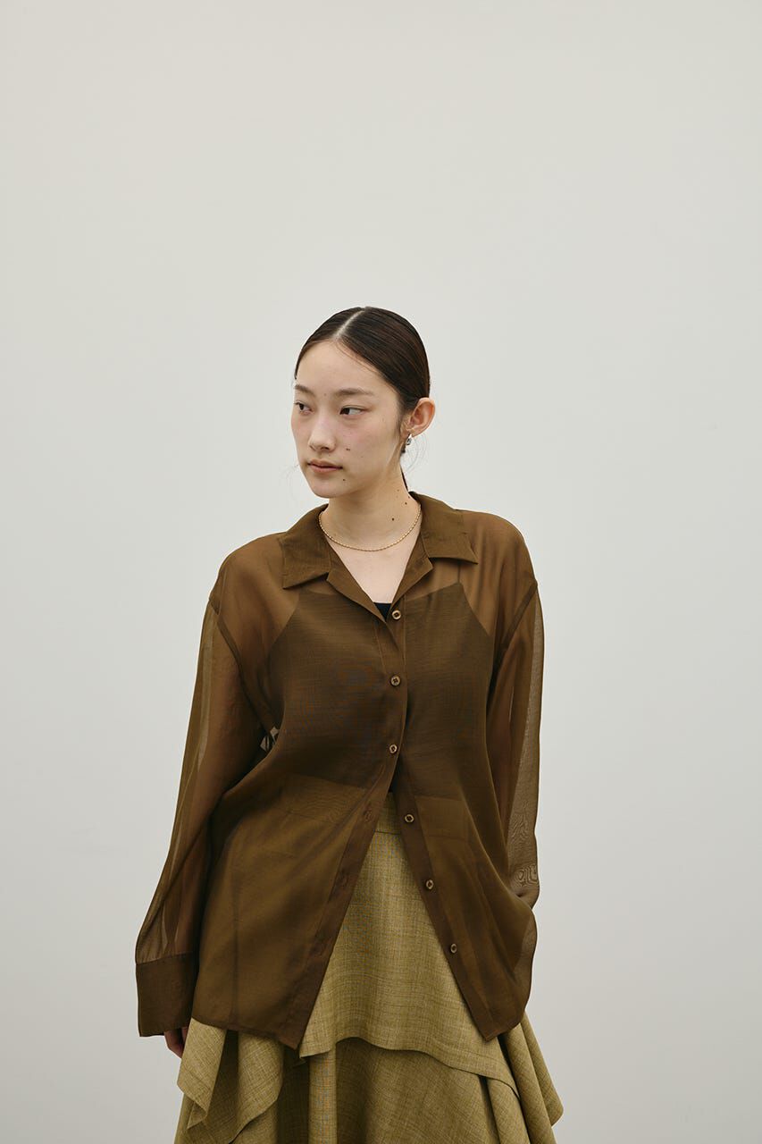 STYLEMIXER「シアーオーバーシャツ」|シャツ・ブラウス|