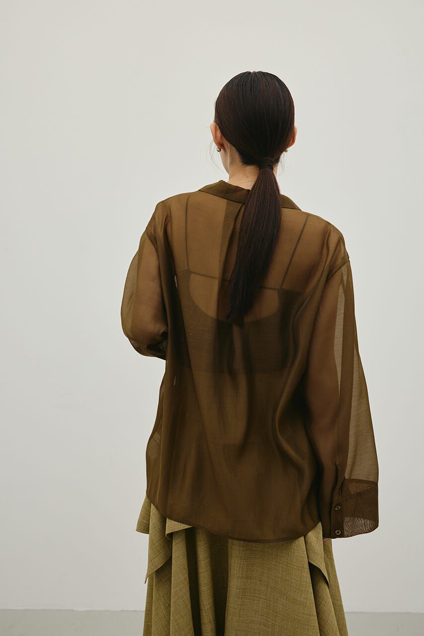 STYLEMIXER「シアーオーバーシャツ」|シャツ・ブラウス|