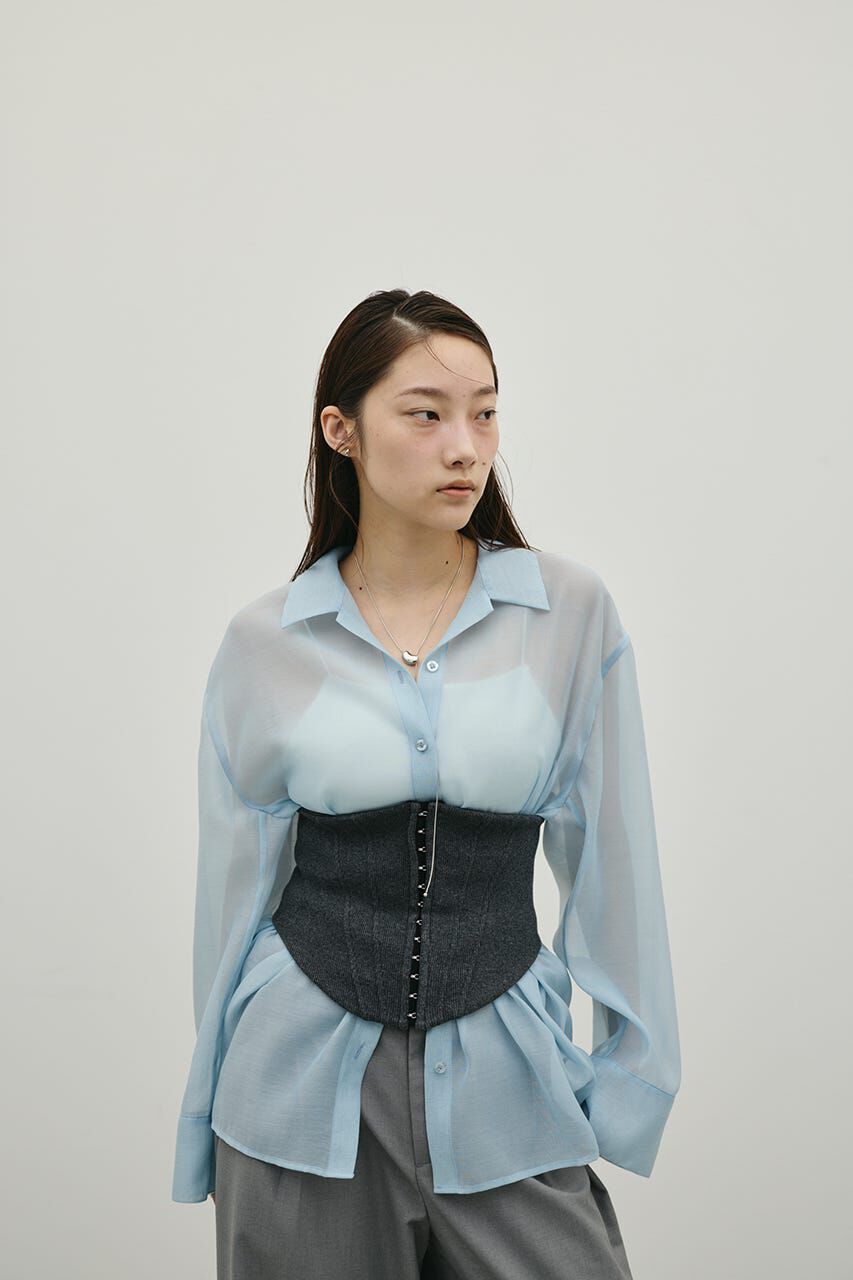 STYLEMIXER「シアーオーバーシャツ」|シャツ・ブラウス|
