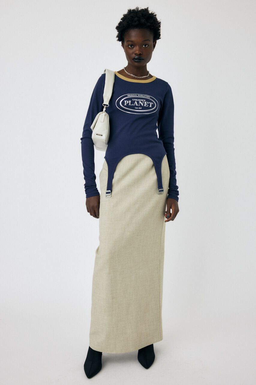 MOUSSY「I LINE MAXI スカート」|スカート|