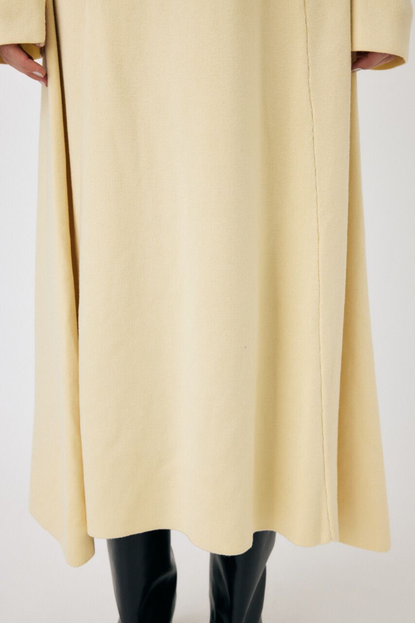 MOUSSY「WAIST RIBBON モックネックドレス」|ワンピース|