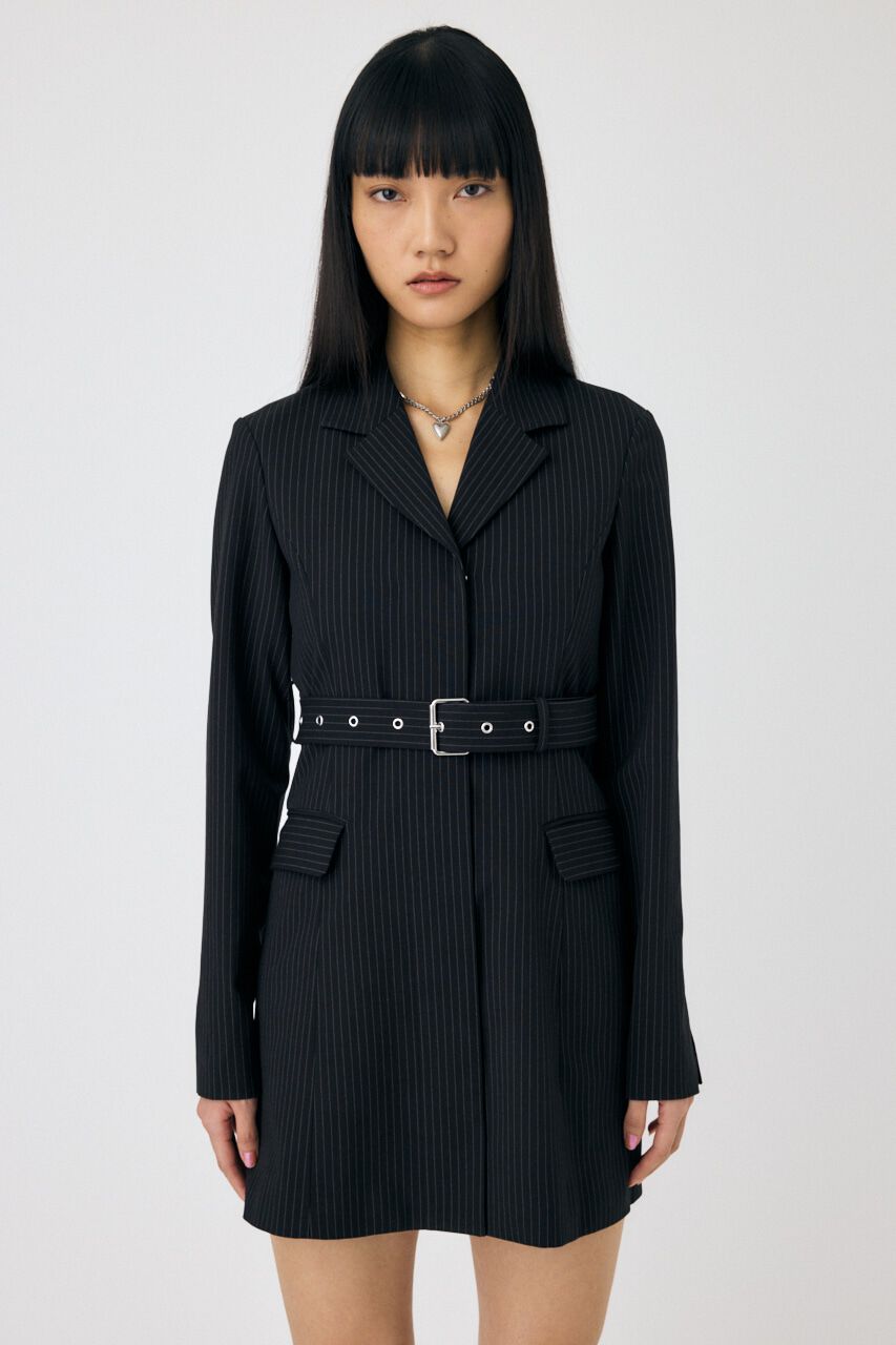 MOUSSY「LONG SLEEVE BLAZER ミニドレス」|ワンピース|
