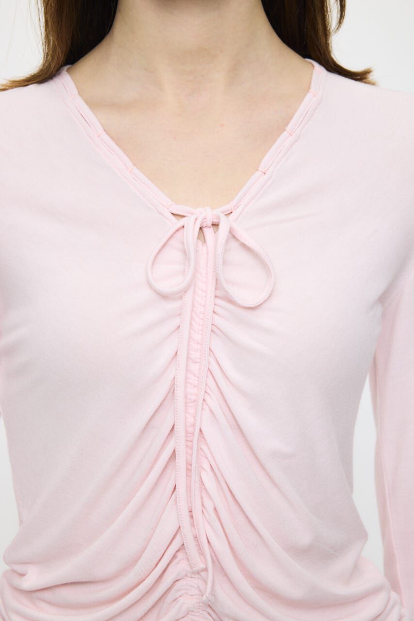 MOUSSY「GATHER V/N  トップス」|Tシャツ・カットソー|