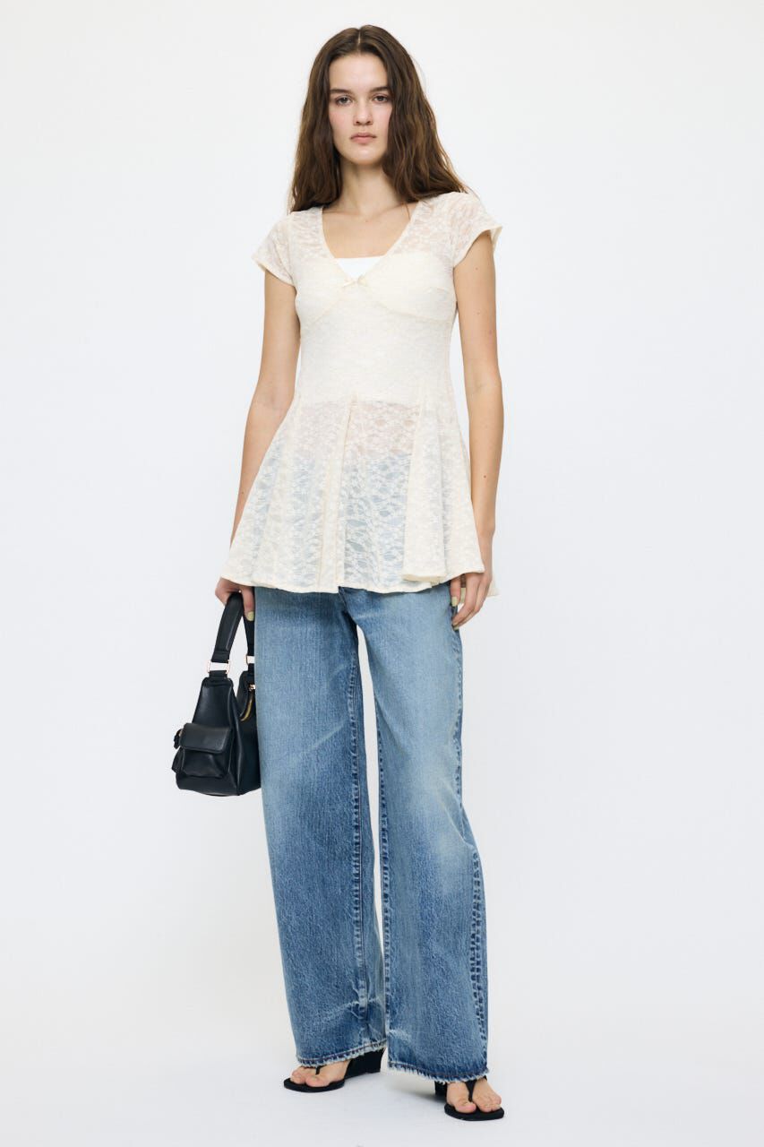 MOUSSY「LACE SKATER ドレス」|ワンピース|