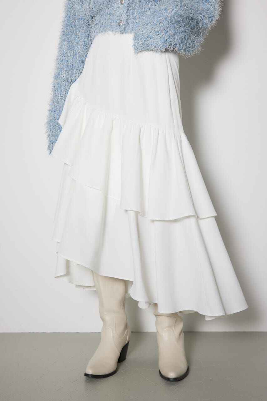 rienda「ボリュームティアードスカート」|スカート|