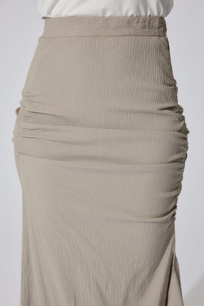 rienda「ギャザーマーメイドジャストウエストスカート」|スカート|