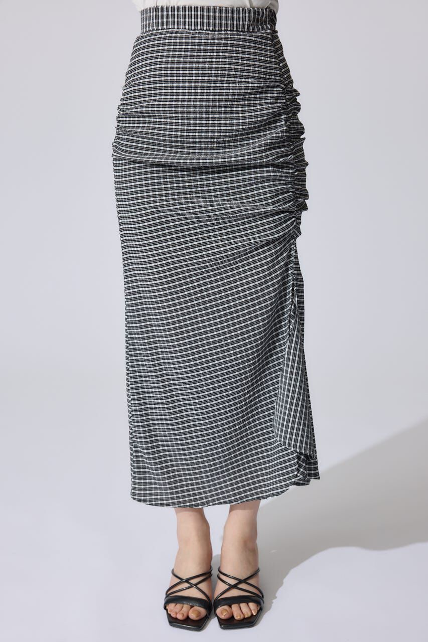 rienda「ギャザーマーメイドジャストウエストスカート」|スカート|