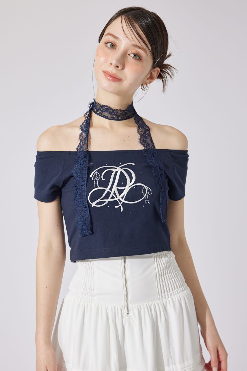 rienda「2WAYオフショルTシャツ」|Tシャツ・カットソー|