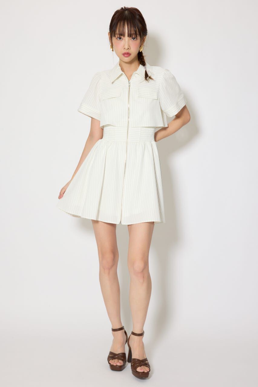 rienda「バストフレアミニワンピース」|ワンピース|